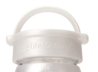 Lifefactory 16 Ounce/22 Ounce Glass Beverage Bottle Cap, Pearl White Kitchen & Dining