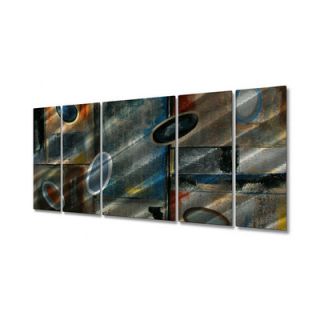 My Walls Subtle Ovals by Ruth Palmer, Abstract Wall Art   23.5 x 52