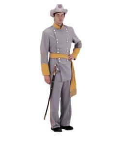 Tabi's Characters Men's Civil War Confederate Officer Theatrical Costume: Clothing