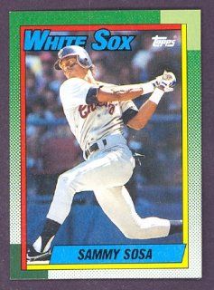 1990 Topps #692 Sammy Sosa Rookie White Sox (NM/MT): Sports Collectibles