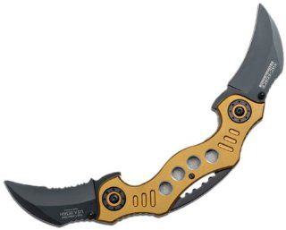 Tac Force TF 669GN Tactical Assisted Opening Folding Knife 5.25 Inch Closed : Tactical Folding Knives : Sports & Outdoors