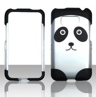 2D Panda Design LG Optimus Elite LS696 Sprint, Virgin Mobile Case Cover Hard Protector Phone Cover Snap on Case Faceplates: Cell Phones & Accessories