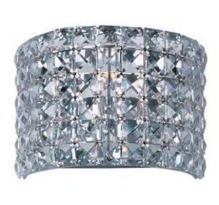 Maxim 39938BCPC Vision 5.5 Inch 1 Light Indoor Wall Sconce, Polished Chrome   Wall Porch Lights  