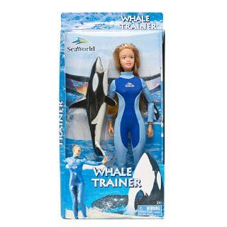 SeaWorld Female Whale Trainer Doll: Toys & Games