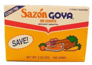 Goya Sazon Econopak 3.5 oz : Mexican Seasoning : Grocery & Gourmet Food