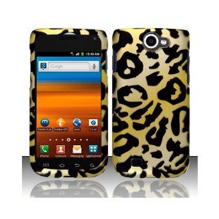 Yellow Cheetah Hard Cover Case for Samsung Galaxy Exhibit 4G SGH T679 Cell Phones & Accessories