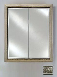 Signature Double Door Medicine Cabinet Finish: Aristocrat Silver, Size: 24" x 30": Home Improvement