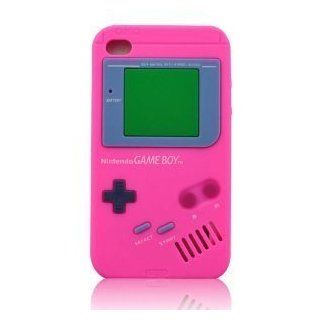 I Need Stylish 3D Gameboy Soft Silicone Case Cover Compatible for Ipod Touch 4/4g/4th Generation (Hot Pink) : MP3 Players & Accessories