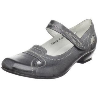 Fidji Women's E707 Cut Out Mary Jane,Apache Black,40 EU (US Women's 9.5 M) Shoes