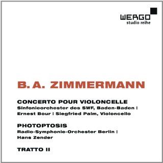 Zimmerman: Cello Concerto, Photoptosis: Music