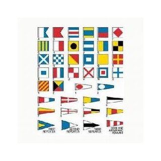 International Code Signal Flag Kit NO. 2 SIZES : Outdoor Flags : Patio, Lawn & Garden