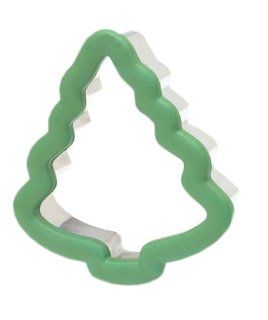 Wilton Christmas Tree Comfort Grip Stainless Steel Cookie Cutter: Kitchen & Dining