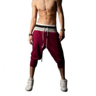 Ushoppingcart Mens Sport Athletic Baggy Gym Jogger Joggin Pants Shorts Trousers: Clothing