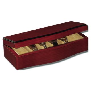Ragar Watch Collectors Watch Box for Six in Maplewood Brown Stain