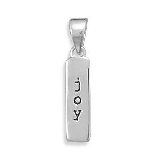 Genuine Elegante (TM) .925 Sterling Silver Joy Pendant. 100% Satisfaction Guaranteed.: Big Sur Elegance: Jewelry