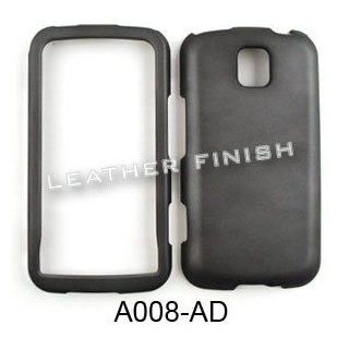 Cell Phone Snap on Case Cover For Lg Optimus M / Optimus C Ms 690    Leather Finish: Cell Phones & Accessories