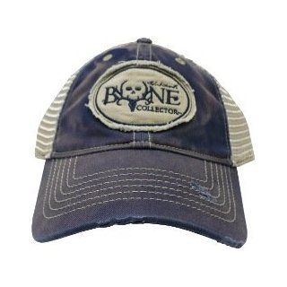 Bone Collector Mesh Patch Cap Faded Blue Hunting Hat  Sports & Outdoors