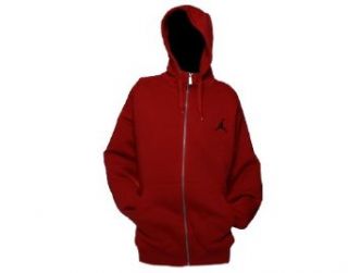 Mens Nike AirJordan All Day Full Zip Hoodie Jacket Gym Red / Black 436425 695 Size XXX Large: Clothing