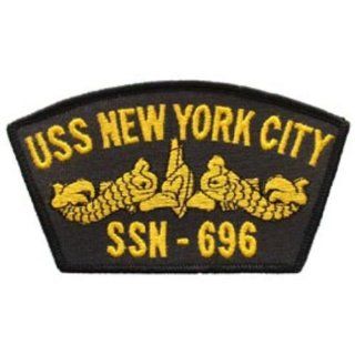 U.S. Navy USS New York City SSN 696 Patch 2 1/4" x 4": Patio, Lawn & Garden