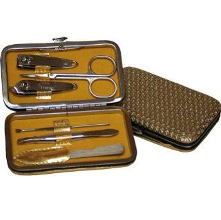 6 Pcs Stainless Steel Nail Care Personal Manicure & Pedicure Set, Travel & Grooming Kit #696 2 : Beauty