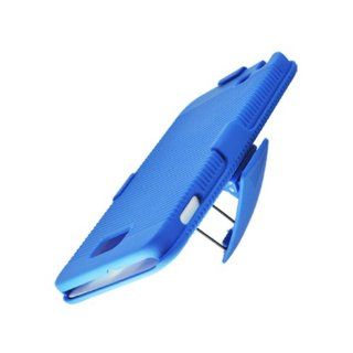 Blue Heavy Duty Hard Holster Clip Cover Case for Samsung Galaxy Note N7000 SGH I717 SGH T879: Cell Phones & Accessories