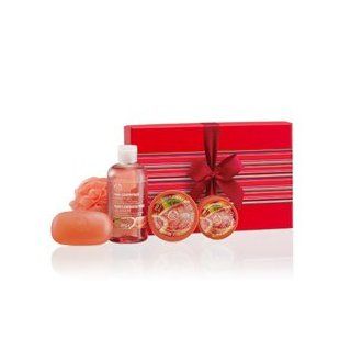 The Body Shop Pink Grapefruit Shower, Scrub & Soften Collection Gift Box Set  Bath And Shower Product Sets  Beauty