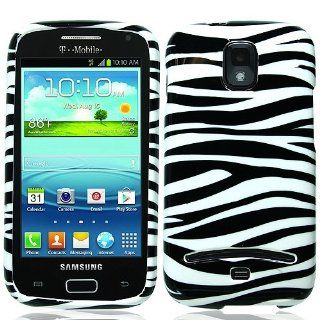 Black White Zebra Stripe Hard Cover Case for Samsung Galaxy S Relay 4G SGH T699: Cell Phones & Accessories