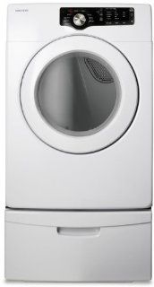 Samsung: DV210AE 27'' Electric Dryer with 7.3 cu. ft. Capacity, 7 Drying Cycles, 4 Temperature Settings, Sensory Dry, 4 Way Venting, LED Display and Reversible See Through Door: Kitchen & Dining