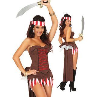 3WISHES 'Pleasure Pirate Costume' Sexy Pirate Costumes for Women: Adult Exotic Costumes: Clothing