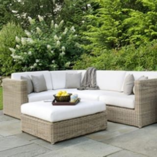 Kingsley Bate Sag Harbor Sectional Deep Seating Group with Cushions