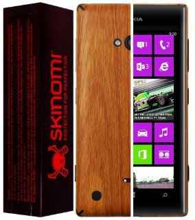 Skinomi TechSkin   Nokia Lumia 720 Screen Protector + Light Wood Full Body Skin Protector / Front & Back Premium HD Clear Film / Ultra High Definition Invisible and Anti Bubble Crystal Shield with Free Lifetime Replacement Warranty   Retail Packaging: