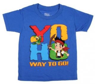 Disney's Jake and the Neverland Pirates Yo Ho Little Boys T shirt (3T, Royal Blue): Novelty T Shirts: Clothing