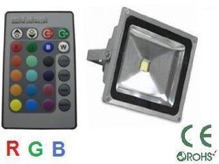 GLB 60 Watt RGB LED Flood light with Remote Control, 16 color choices, Wall wash    
