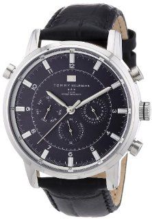 Tommy Hilfiger 1790875 Mens Black Harrison Chronograph Watch at  Men's Watch store.