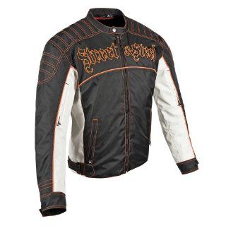 STREET & STEEL Hellbender Textile Motorcycle Jacket   XL, Black: Automotive