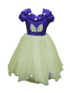 Girl Pageant Crystal Satin Dress(7 10) (10, Purple): Clothing