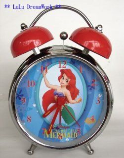Disney Mermaid Clock : Ariel Twin Bell Alarm clock  
