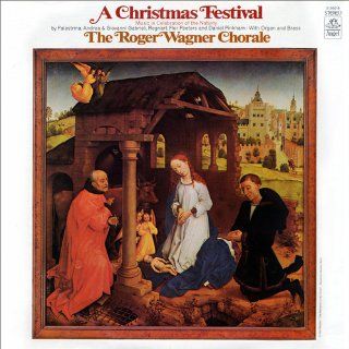 [Vinyl Lp] A Christmas Festival   Roger Wagner Chorale. [Angel 36016] Music