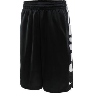 NIKE Mens Elite Stripe Basketball Shorts   Size: 2xl, Black/grey/white