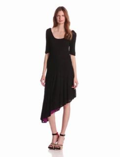 Heather Women's Reversible Dress, Black/Orchid, Small