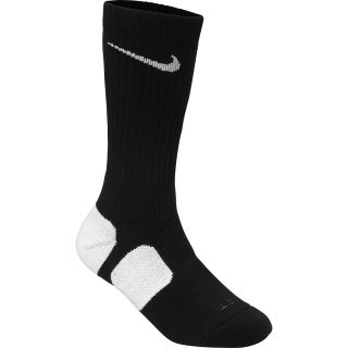 NIKE Boys Elite Basketball Crew Socks   Size: Small, Black/white