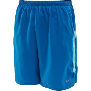 NIKE Mens 9 Woven Warm Up Running Shorts   Size: Small, Military Blue/blue