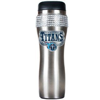 BSS   Tennessee Titans NFL 16oz Stainless Steel Bling Tumbler : Everything Else
