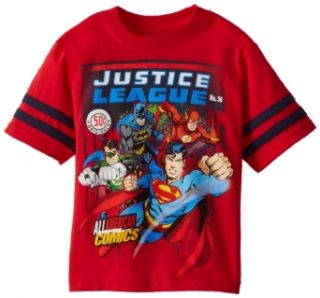 DC Comics Boys 2 7 Justice League All American Tee: Fashion T Shirts: Clothing
