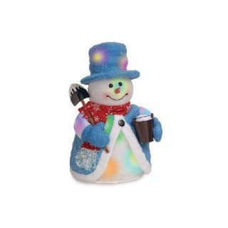 14.5" Battery Operated Lighted LED Color Changing Snowman Christmas Decoration : Seasonal Celebration Lighting : Everything Else