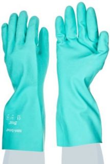 Showa Best 737 Nitri Solve Unlined Nitrile Glove, Chemical Resistant, 22 mils Thick, 15" Length: Chemical Resistant Safety Gloves: Industrial & Scientific