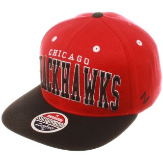 ZEPHYR Mens Chicago Blackhawks Red Super Star Snapback Cap   Size: Adjustable,