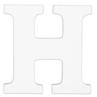Wooden Letter "H" Color White  Nursery Wall Decor  Baby