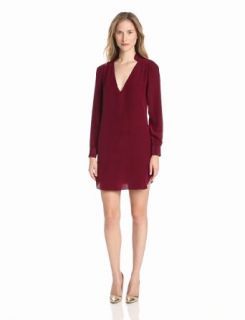 Rory Beca Women's Jay Collar Shift Dress with Quilting, Raisin, Medium at  Womens Clothing store: