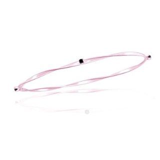0.16 Cts Black Diamond Twisted Bangle in 14K Pink Gold: Jewelry